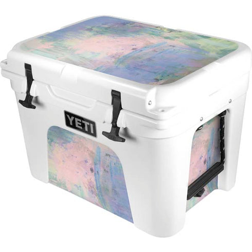 Rose Quartz & Serenity Abstract YETI Tundra 35 Hard Cooler Skin