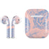 Rose Quartz & Serenity Floral Apple AirPods Skin