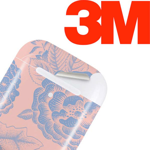 Rose Quartz & Serenity Floral Apple AirPods Skin