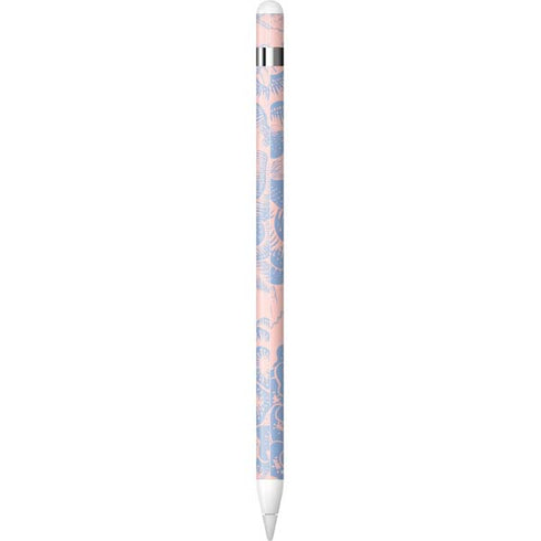 Rose Quartz & Serenity Floral Apple Pencil (1st Gen, 2017) Skin