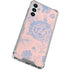 Rose Quartz & Serenity Floral Galaxy A13 5G Clear Case