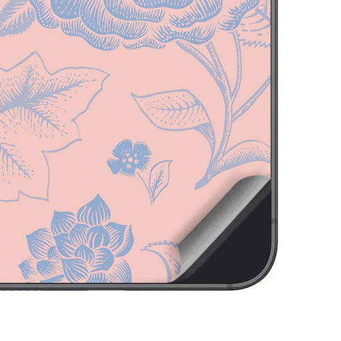 Rose Quartz & Serenity Floral Galaxy A14 5G Skin