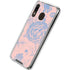 Rose Quartz & Serenity Floral Galaxy A30 Clear Case