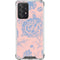 Rose Quartz & Serenity Floral Galaxy A52 5G Clear Case