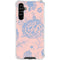 Rose Quartz & Serenity Floral Galaxy A54 5G Clear Case