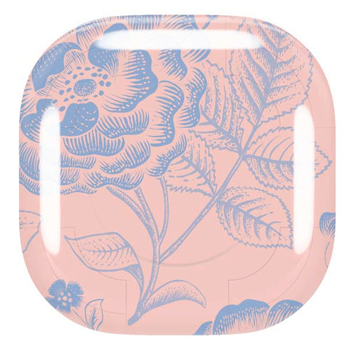 Rose Quartz & Serenity Floral Galaxy Buds Live Skin