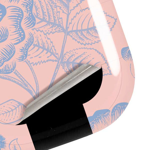 Rose Quartz & Serenity Floral Galaxy Buds Pro Skin