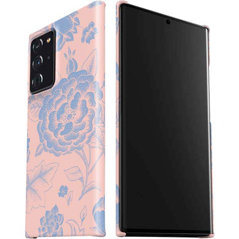 Rose Quartz & Serenity Floral Galaxy Note20 Ultra 5G Lite Case