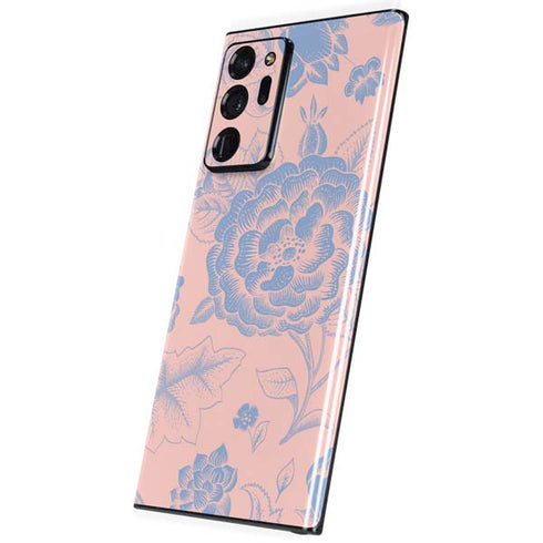 Rose Quartz & Serenity Floral Galaxy Note20 Ultra 5G Skin
