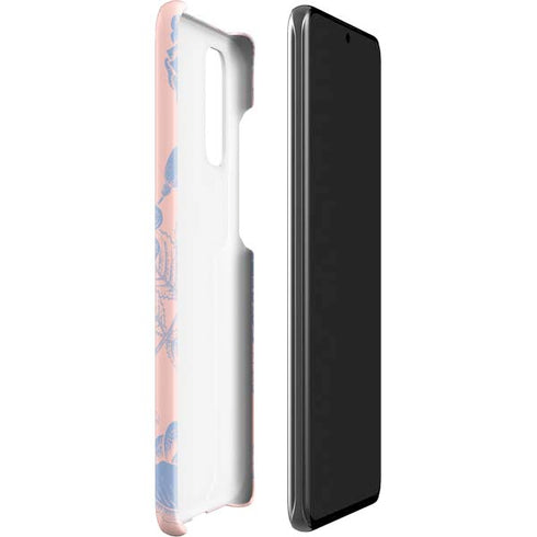 Rose Quartz & Serenity Floral Galaxy S20 Lite Case