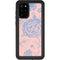 Rose Quartz & Serenity Floral Galaxy S20 Plus Waterproof Case