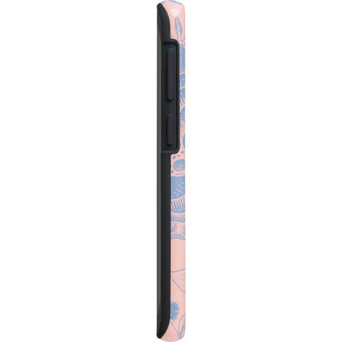 Rose Quartz & Serenity Floral Galaxy S20 Ultra 5G Pro Case