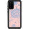 Rose Quartz & Serenity Floral Galaxy S20 Waterproof Case