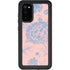 Rose Quartz & Serenity Floral Galaxy S20 Waterproof Case