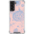 Rose Quartz & Serenity Floral Galaxy S22 Clear Case