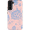 Rose Quartz & Serenity Floral Galaxy S22 Plus Pro Case