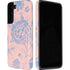 Rose Quartz & Serenity Floral Galaxy S22 Plus Pro Case