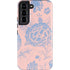 Rose Quartz & Serenity Floral Galaxy S22 Pro Case