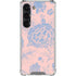Rose Quartz & Serenity Floral Galaxy S23 Clear Case