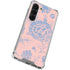 Rose Quartz & Serenity Floral Galaxy S23 Clear Case