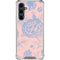 Rose Quartz & Serenity Floral Galaxy S23 FE Clear Case