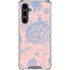 Rose Quartz & Serenity Floral Galaxy S23 FE Clear Case
