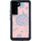 Rose Quartz & Serenity Floral Galaxy S23 Plus Waterproof Case