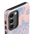 Rose Quartz & Serenity Floral Galaxy S23 Pro Case
