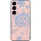 Rose Quartz & Serenity Floral Galaxy S23 Skin
