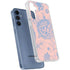 Rose Quartz & Serenity Floral Galaxy S24 Clear Case