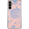 Rose Quartz & Serenity Floral Galaxy S24 Plus Clear Case