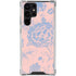Rose Quartz & Serenity Floral Galaxy S24 Ultra Clear Case