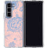 Rose Quartz & Serenity Floral Galaxy Z Fold5 5G Clear Case