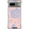 Rose Quartz & Serenity Floral Google Pixel 8 Clear Case