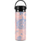 Rose Quartz & Serenity Floral Hydro Flask 20oz Wide Mouth Skin