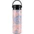 Rose Quartz & Serenity Floral Hydro Flask 20oz Wide Mouth Skin
