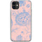 Rose Quartz & Serenity Floral iPhone 11 Clear Case