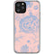 Rose Quartz & Serenity Floral iPhone 11 Pro Clear Case