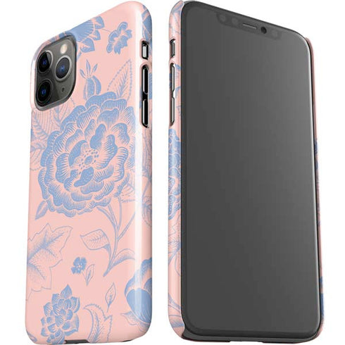 Rose Quartz & Serenity Floral iPhone 11 Pro Lite Case