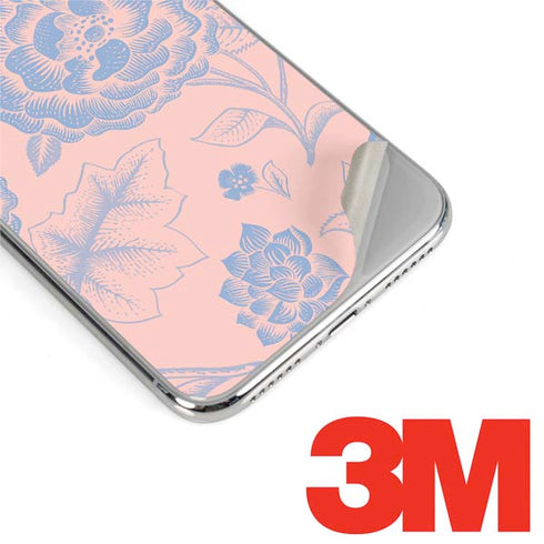 Rose Quartz & Serenity Floral iPhone 11 Pro Skin