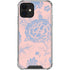 Rose Quartz & Serenity Floral iPhone 12 Clear Case