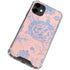 Rose Quartz & Serenity Floral iPhone 12 Clear Case