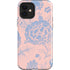 Rose Quartz & Serenity Floral iPhone 12 Impact Case
