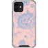 Rose Quartz & Serenity Floral iPhone 12 Mini Clear Case