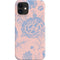 Rose Quartz & Serenity Floral iPhone 12 Mini Lite Case