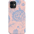 Rose Quartz & Serenity Floral iPhone 12 Mini Lite Case