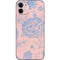 Rose Quartz & Serenity Floral iPhone 12 Mini Skin