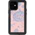 Rose Quartz & Serenity Floral iPhone 12 Mini Waterproof Case
