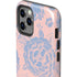 Rose Quartz & Serenity Floral iPhone 12 Pro Impact Case