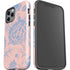 Rose Quartz & Serenity Floral iPhone 12 Pro Impact Case